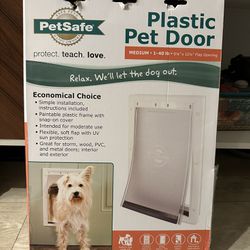 Pet Safe Plastic Door