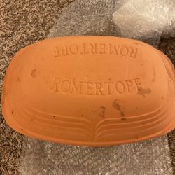 Classic German Römertopf Romertopf Glazed Clay Baking Dish with Lid 