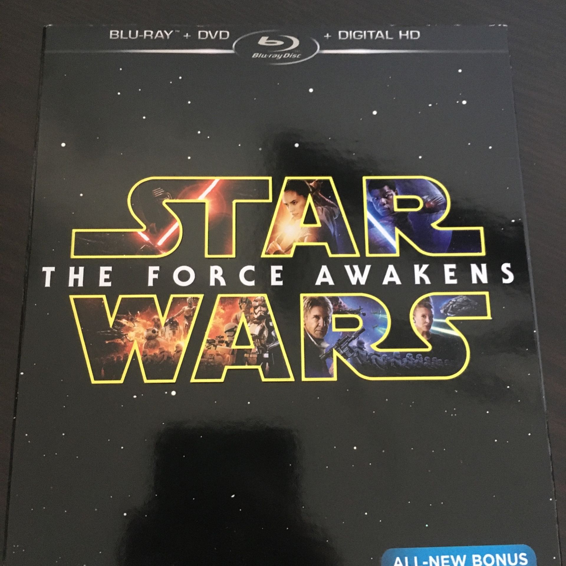 Star Wars The Force Awakens Blu Ray+ digital code