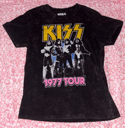 KISS Acid Wash T-Shirt