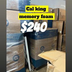 Cal King Memory Foam Mattress Great Quality 