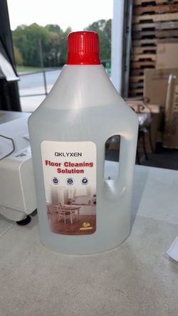 Floor Cleaning Solution Compatible with Roborock 82 FL OZ, Lemon Fresh, Slightly Tangy Scent, Streak-Free Shine, No Sticky Residue, 2.4 L Floor Cleane