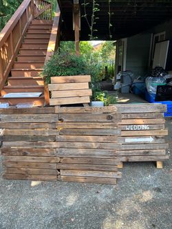 Rustic Wedding Signs/Decorations
