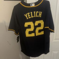 Nike Milwaukee Brewers #22 Christian Yelich size 2xl