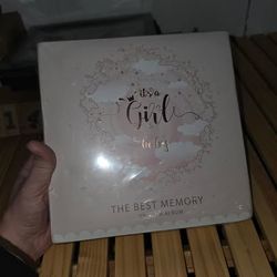 Its a Girl Baby Memory Book Growth Album The Best Memory Pink
