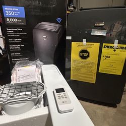 LG 8,000 (DOE) BTU 115-Volt Portable Air Conditioner Unit Cools 350 sq. ft. with Dehumidifier and Wi-Fi in Gray