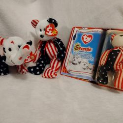 TY Spangle, Spangle Teenie $ Righty 2000 Bundle Vintage