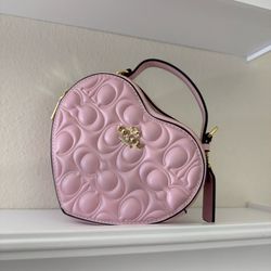 Coach heart purse