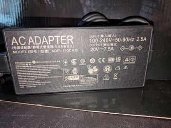 AC ADAPTER ADP-150CH B 100-240V 20V 7.5A Computer Power Supply