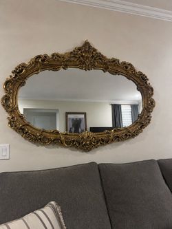 Large Gold Ornate Mirror Timeless Reflections