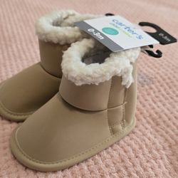 Carter's Infant Brown Fur Winter Boots