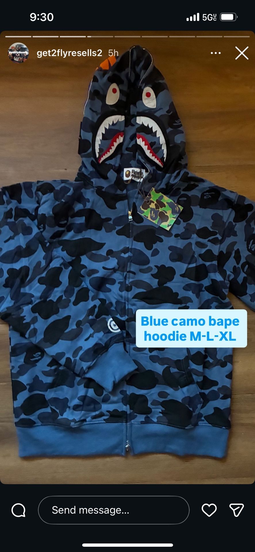 π₯ BAPE Camo Hoodies β Brand New! π₯ Exclusive BAPE-style camo hoodies, high quality and super comfortable.