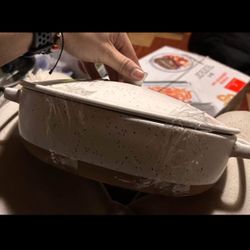 Denmark Tools for Cooks Speckled Stoneware 3.2-Qt. Oval Covered Casserole