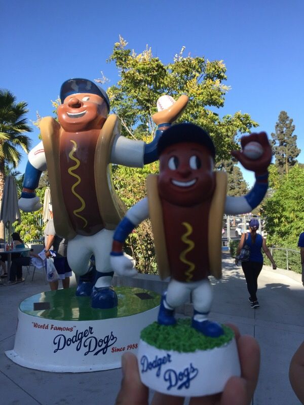 Custom dodger dog Bobblehead