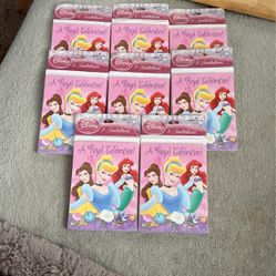 8 New Packs Of Disney Princess Invitations