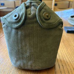 Vintage US Military Canteen and Cover