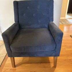 Navy Blue Wayfair Accent Chair – Like New