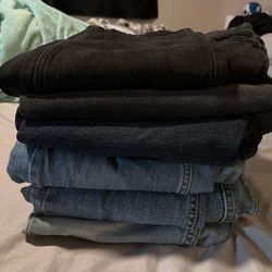 (6) Used Men’s Old Navy Slim Fit Jeans 34x30