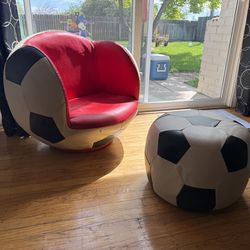 Child’s soccer ball chair