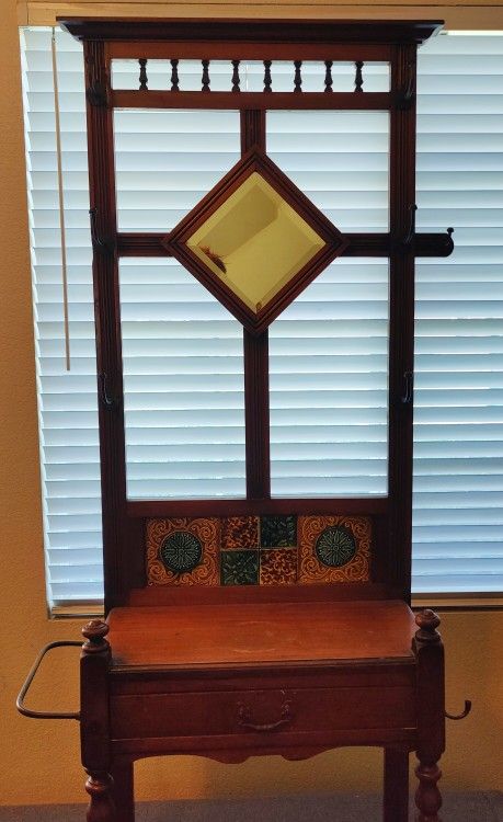 Antique Hall Tree