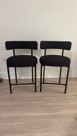 Black Barstools (2)