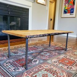 Modern Live Edge Coffee Table By Eric Trine
