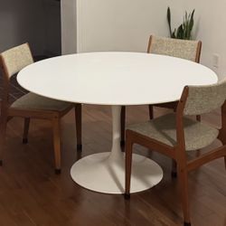 4 Teak Mid Century Chairs.   Original