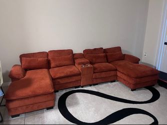 Sectional , Two Bar Stools , Vanity Chair