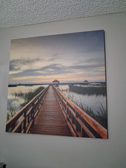 Large beach print
