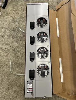  SIEMENS WMM41125J 1-Phase 125A 65 kA 3-Wire 5-Jaw 4 Position Ring Meter Stack