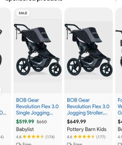 Bobs jogging stroller
