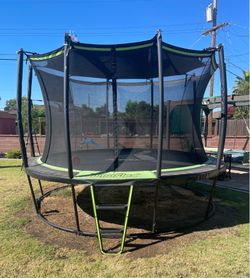 12 Ft Jump Hero Premium Trampoline.
