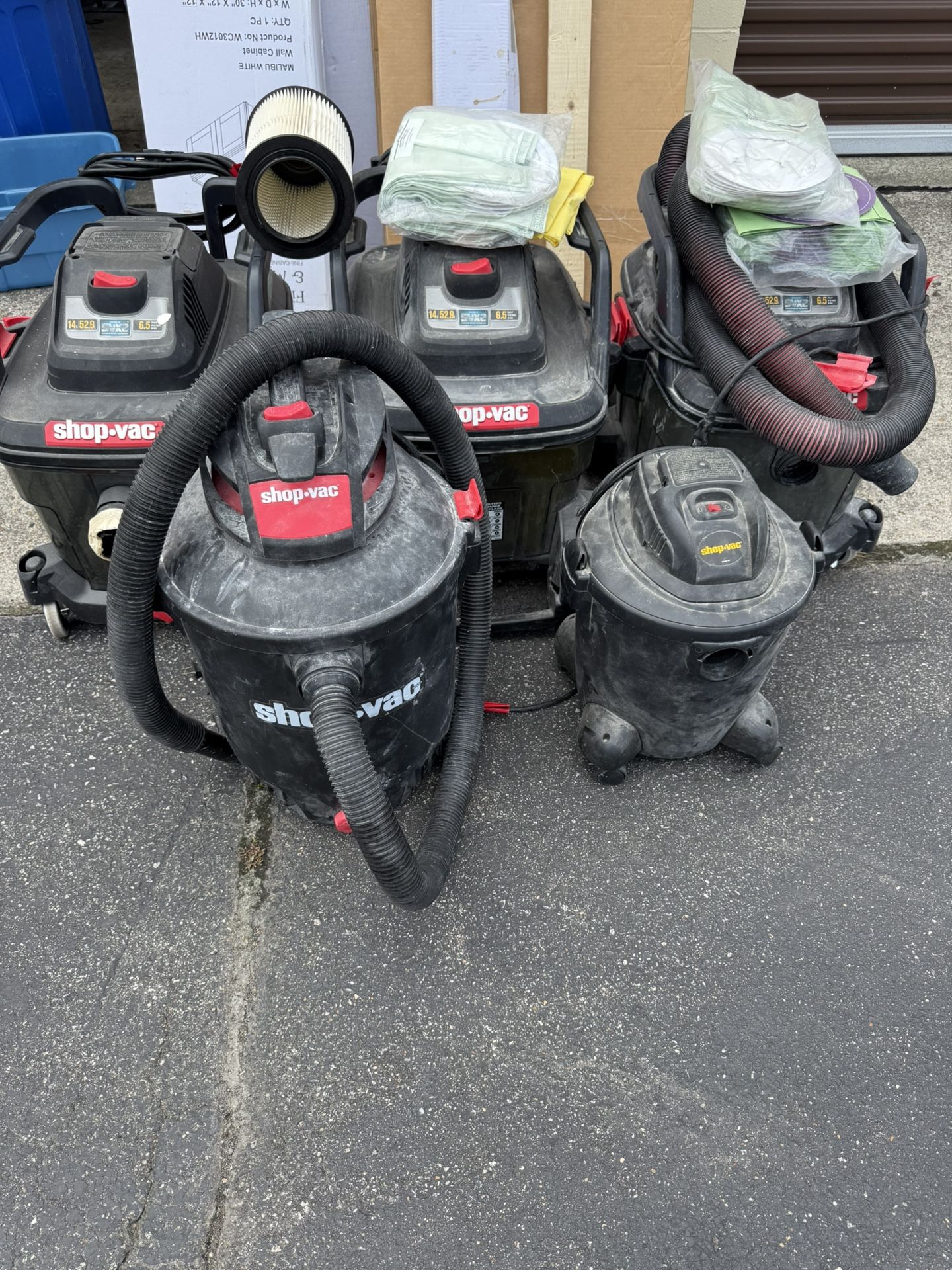 💥 Bundle Deal – 5 Shop Vac Cleaners for $150 💥