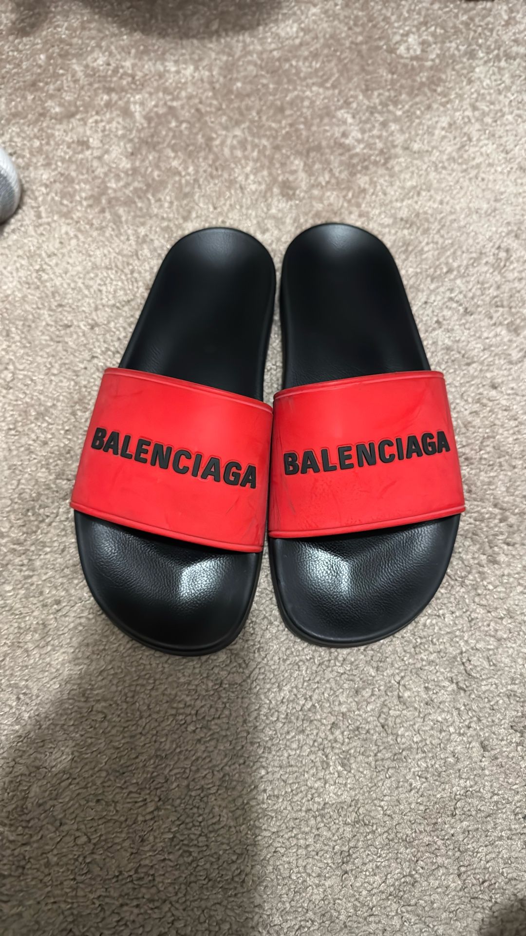 BALENCIAGA POOL SLIDES SIZE 42