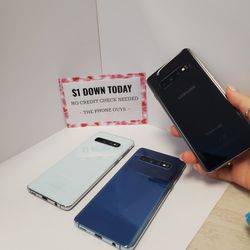 Samsung Galaxy S10 Plus - $1 DOWN TODAY, NO CREDIT NEEDED
