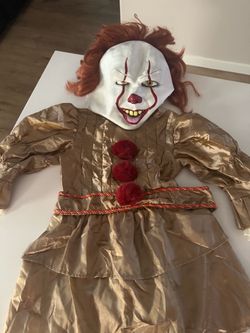 Pennywise IT Clown Halloween Costume with Mask