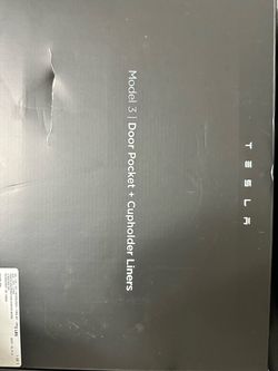 Protectores de puertas + portavasos para Tesla Model 3