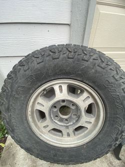 Chevy Gmc Spare Rim Y Tire Parts 6 Lug