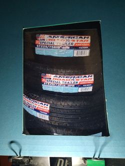 TIRE ST 225 75 15 TRAILER TIRE installed each ELMOFLES