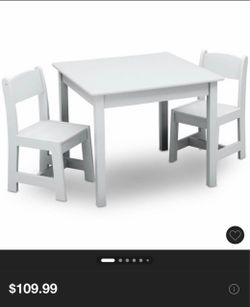 MySize Table w/ 2 Chairs for Toddlers