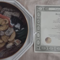 Danbury Mint Collectable plates Bear Facts
