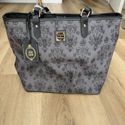 Dooney & Bourke Disney Haunted Mansion tote (often called the Wallpaper Tote