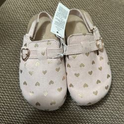 Little Girls Shoes Size 11 Heart Slides Shoes
