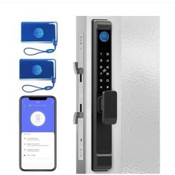 Sliding Door Lock Fingerprint Keypad Patio Door Lock