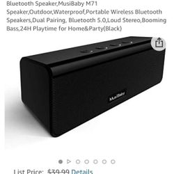Bluetooth Speaker,MusiBaby M71 Speaker,Outdoor,Waterproof,Portable   New