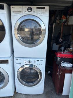 Maytag stackable washer and LG gas dryer