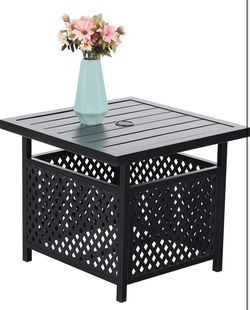 Brand new Outdoor Patio Umbrella Side Table Base Stand 