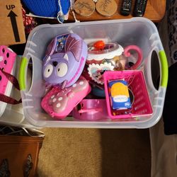 Assortment Of Little Girl Toys 