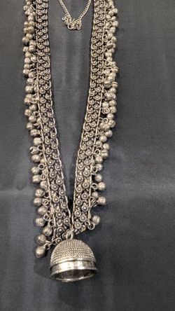 Indian silver jewelry - necklace / chain only