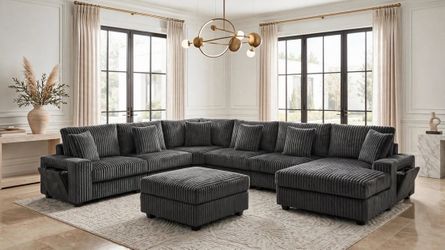 SECTIONAL CHARCOAL 7PC 🥰🤷🏻♀️📍🔥🌹🫶🏼🧡